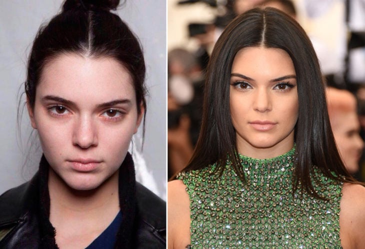 Kendall Jenner sin maquillaje 