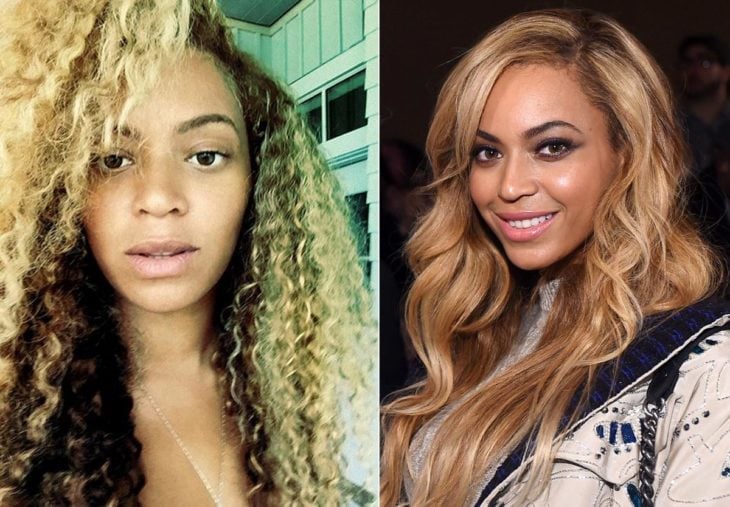 Beyoncé sin maquillaje