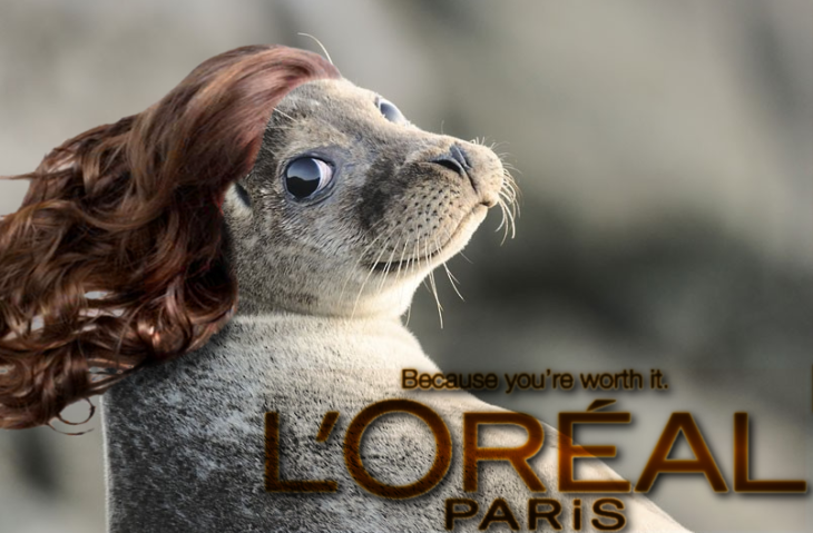 foca loreal porque tú lo vales