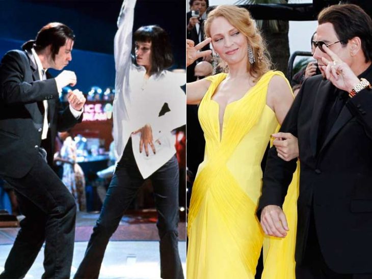 Jhon Travolta y Uma Thurman