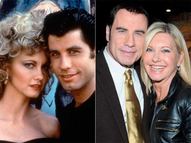 John Travolta y Olivia Newton