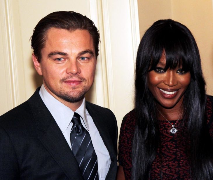 Leonardo DiCaprio y Naomi Campbell