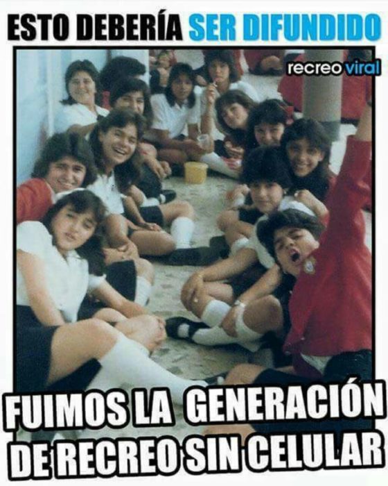 recreo en los 90's