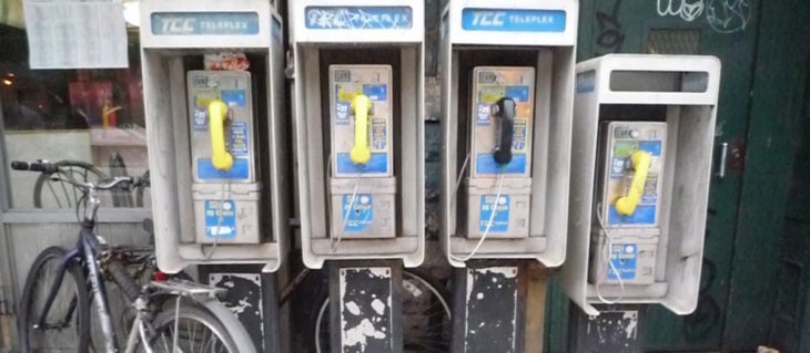 telefonos monedas o tarjetas 