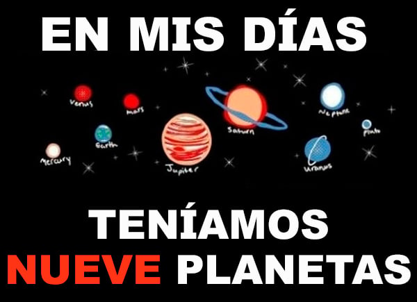 9 planetas en los 90's