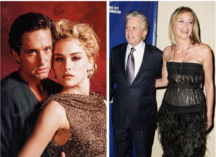 Michael Douglas y Sharon Stone