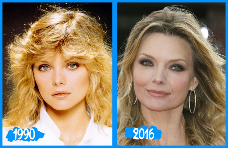 Michelle Pfeiffer antes y después