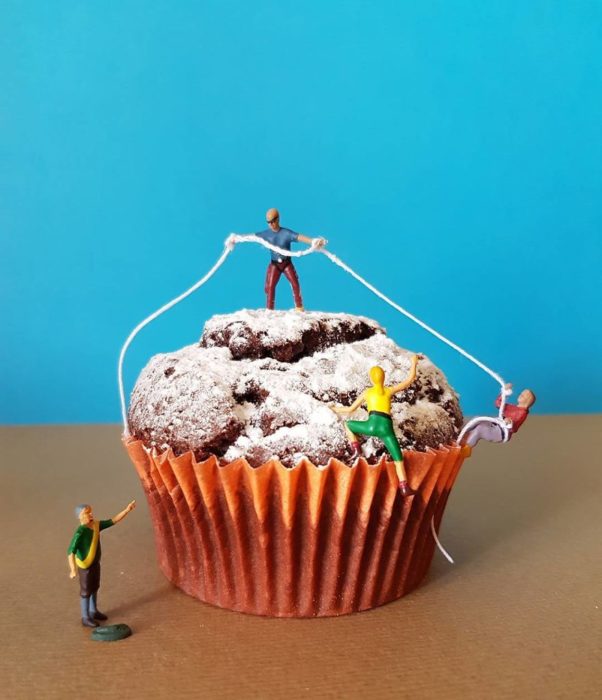 cup cake postre miniatura italiano