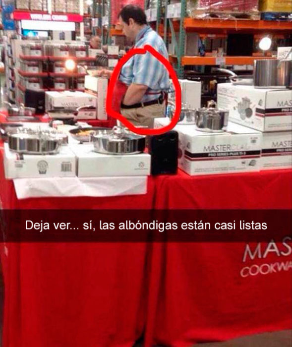 Snapchats divertidos - albóndigas listas