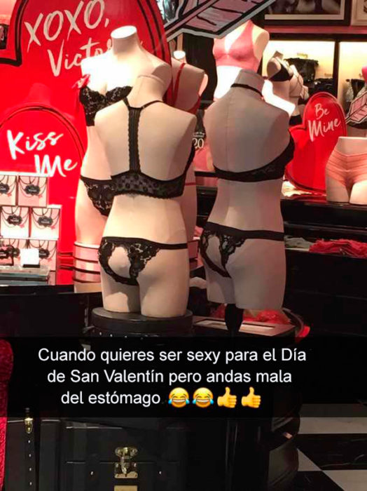 Snapchats divertidos - sexy san valentin 