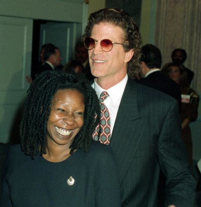 Ted Dandon y Whoopi Goldberg