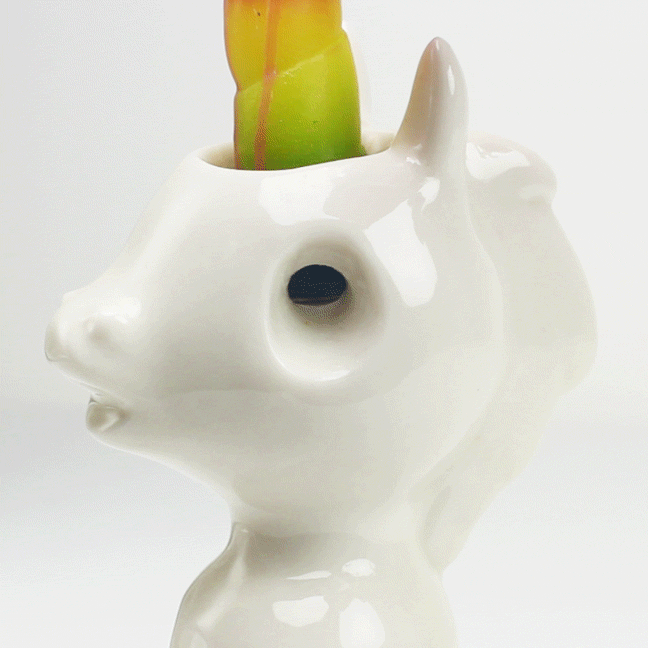 gif unicornio llora vela