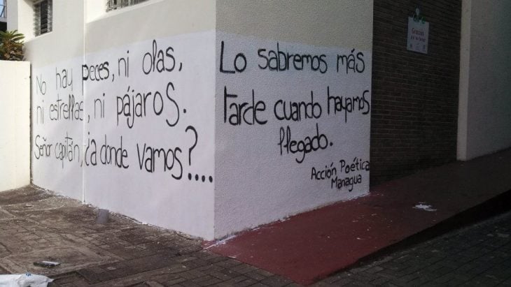 a dónde vamos capitán acción poetica muros creativos