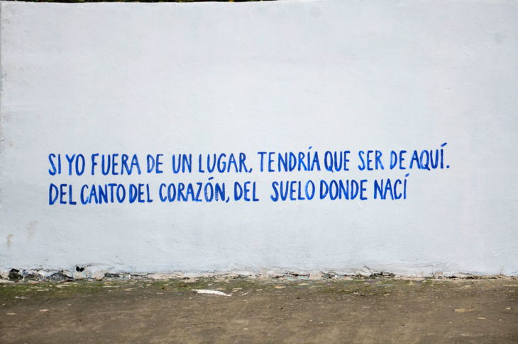 acción poetica muros creativos lugar