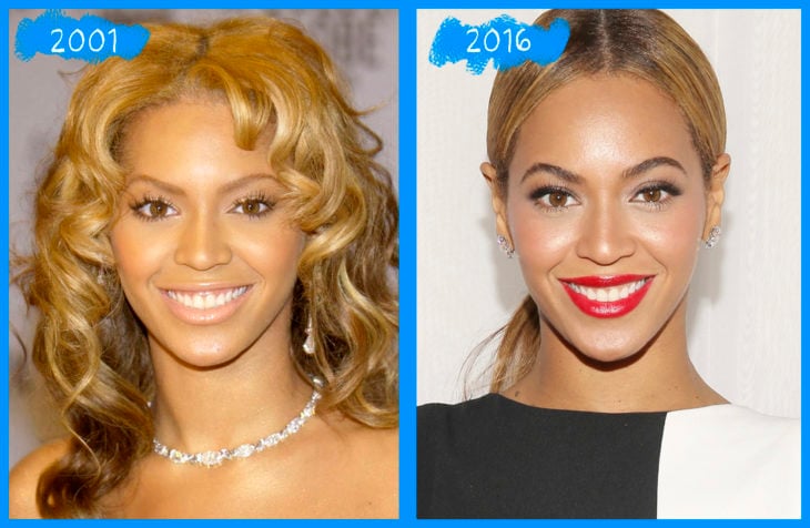 beyonce 2002 y 2016