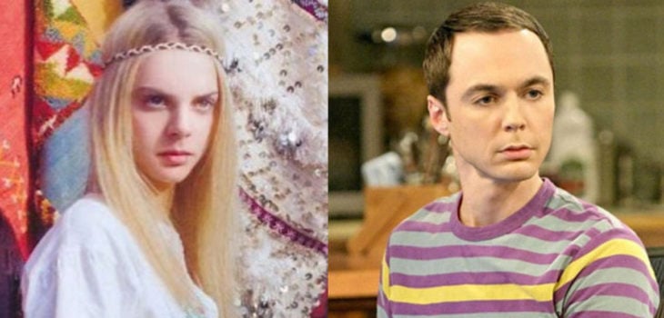 jim parsons y una chica que se parece a él