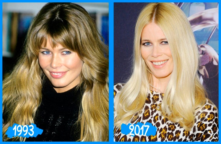  Claudia Schiffer antes y después