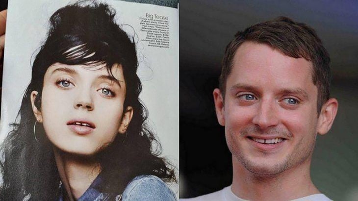 elijah wood y chica que se parece a él