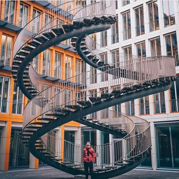 escaleras en forma de caracol 