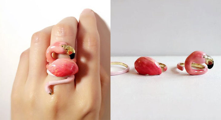 flamingo anillos