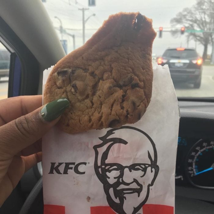 galleta deforme de KFC