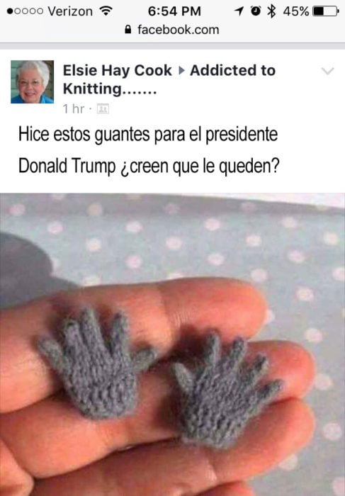 guantes pequeños