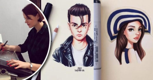 Cover La artista rusa Lera Kiryakova crea originales caricaturas de los famosos de Hollywood