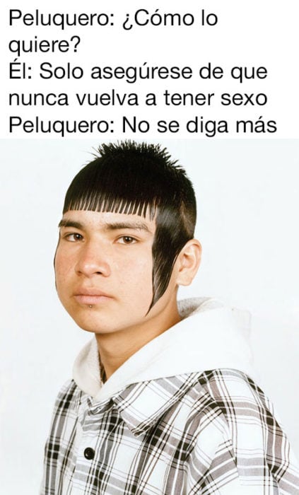 cholo corte de cabello exótico