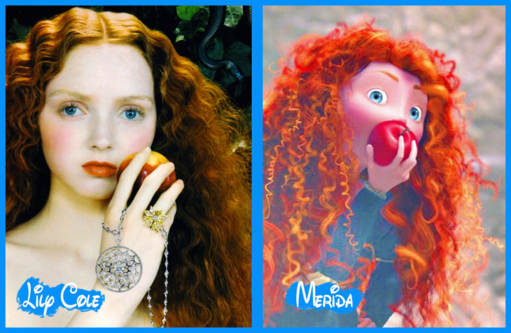 lily cole y la princesa merida