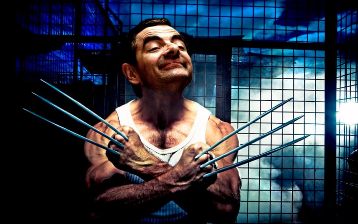 mr bean wolverine Mr bean photoshop