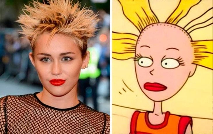 Miley Cyrus con el estilo de Cinthya Malibu