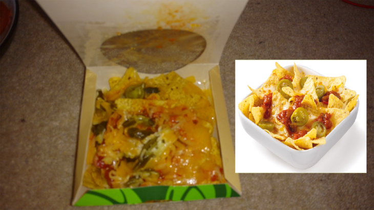 nachos expectativa vs realidad