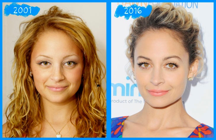 nicole richie 2002 y 2016