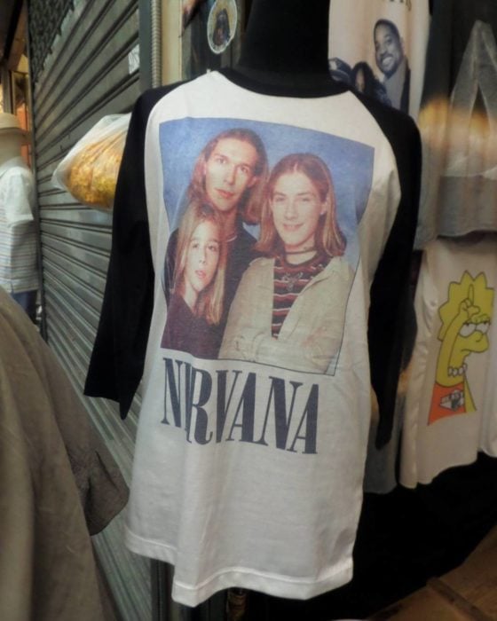 playera equivocada de nirvana