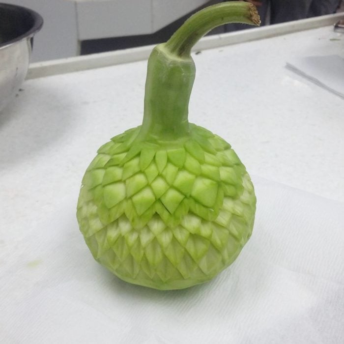 chayote tallado 