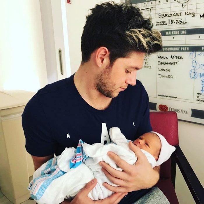 Niall Horan con su bebé