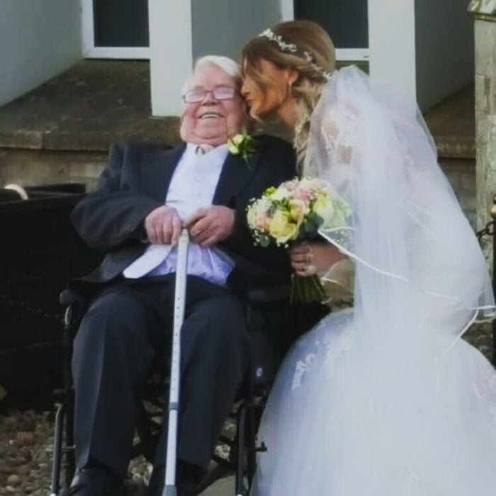 abuelo nieta boda