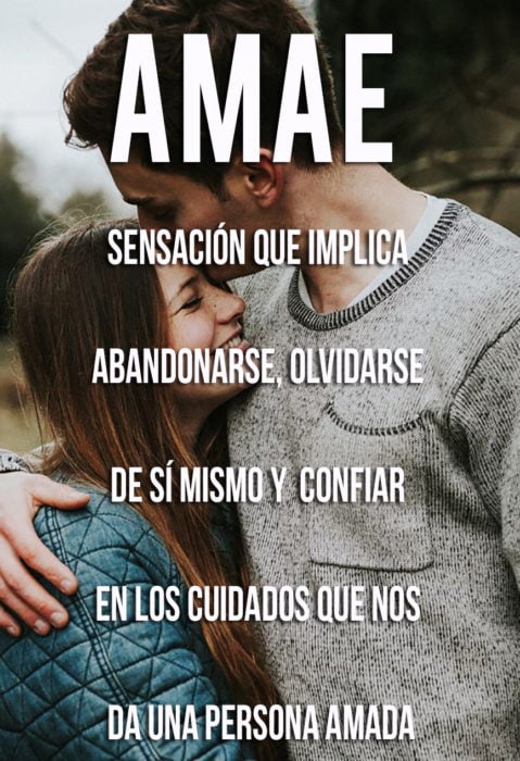 imagen de la palabra amae