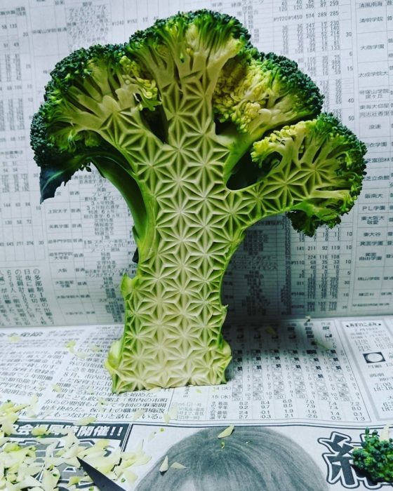 brócoli partido y tallado tendencia instagram 