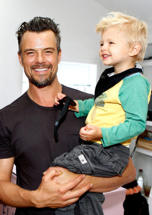 Josh Duhamel y su hijo