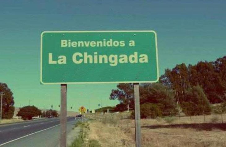 Lugares con nombres graciosos - la chingada