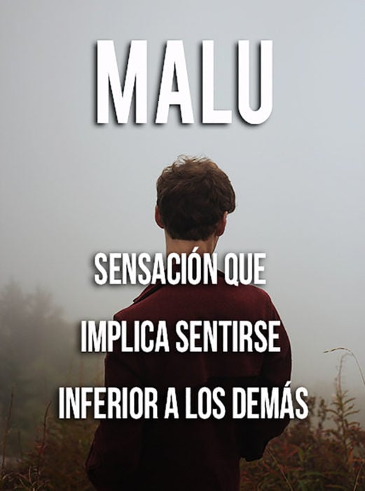 imagen que explica el significado de la palabra malu 