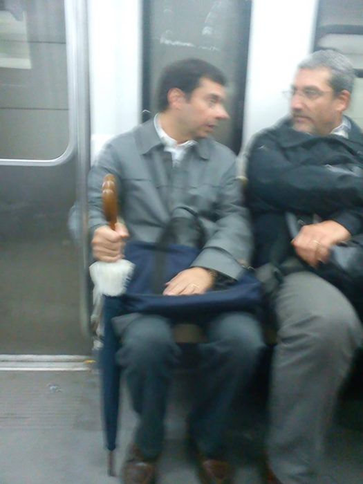 Mr. Bean en el transporte público