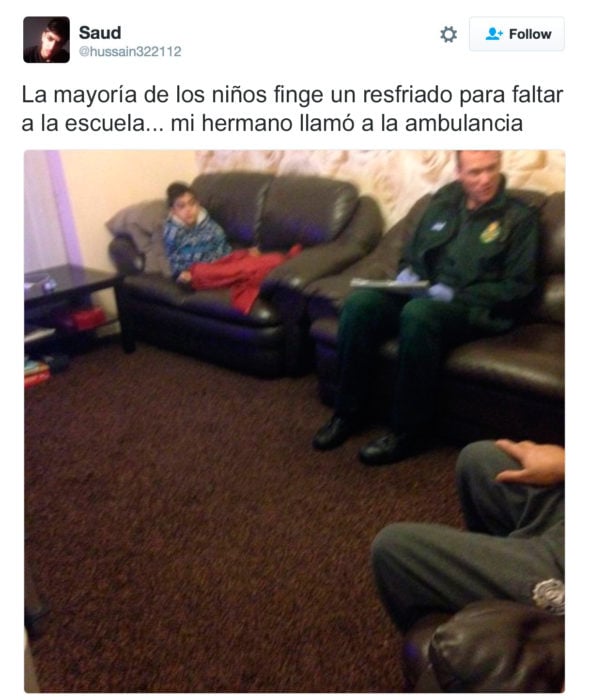 cosas de niños - hermano llamó a la ambulancia 