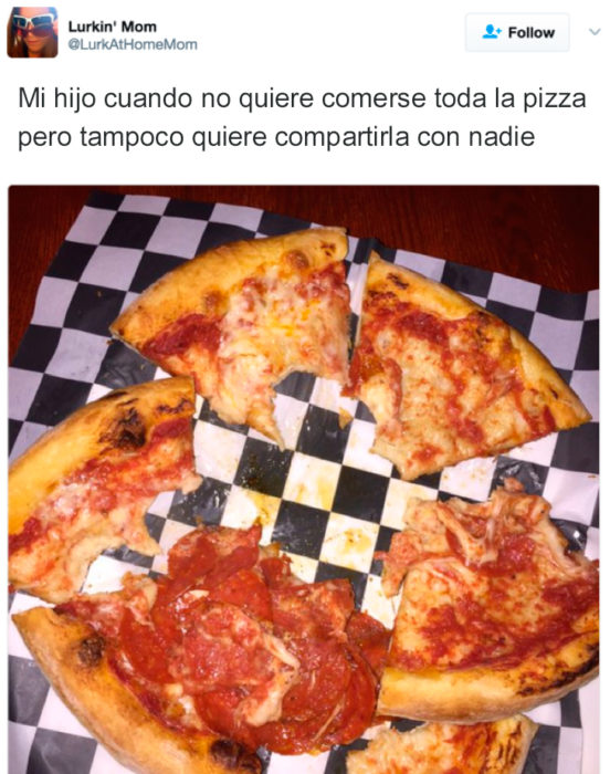 cosas de niños - pizza a medias 