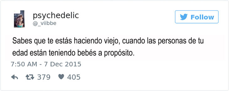 tuit sobre tener bebés propósito