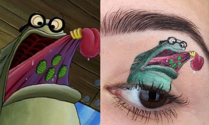 pepinillos lengua maquillaje de memes 