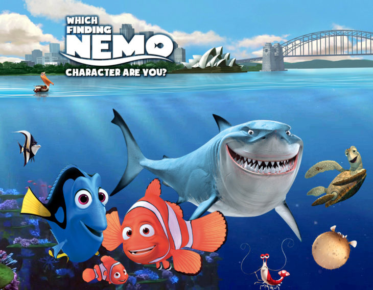 personajes de buscando a nemo