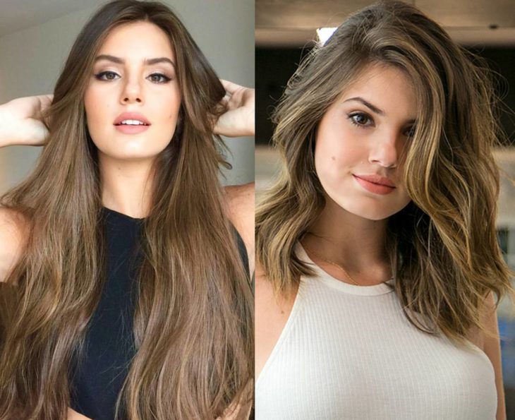 hermosa cambio de look chica cabello corto antes y después