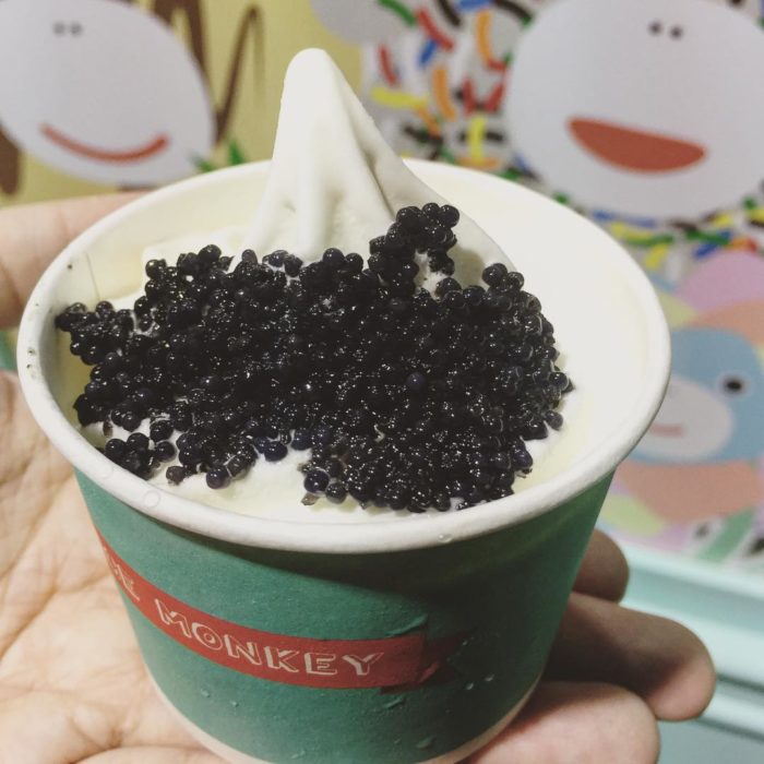 helado sabor caviar